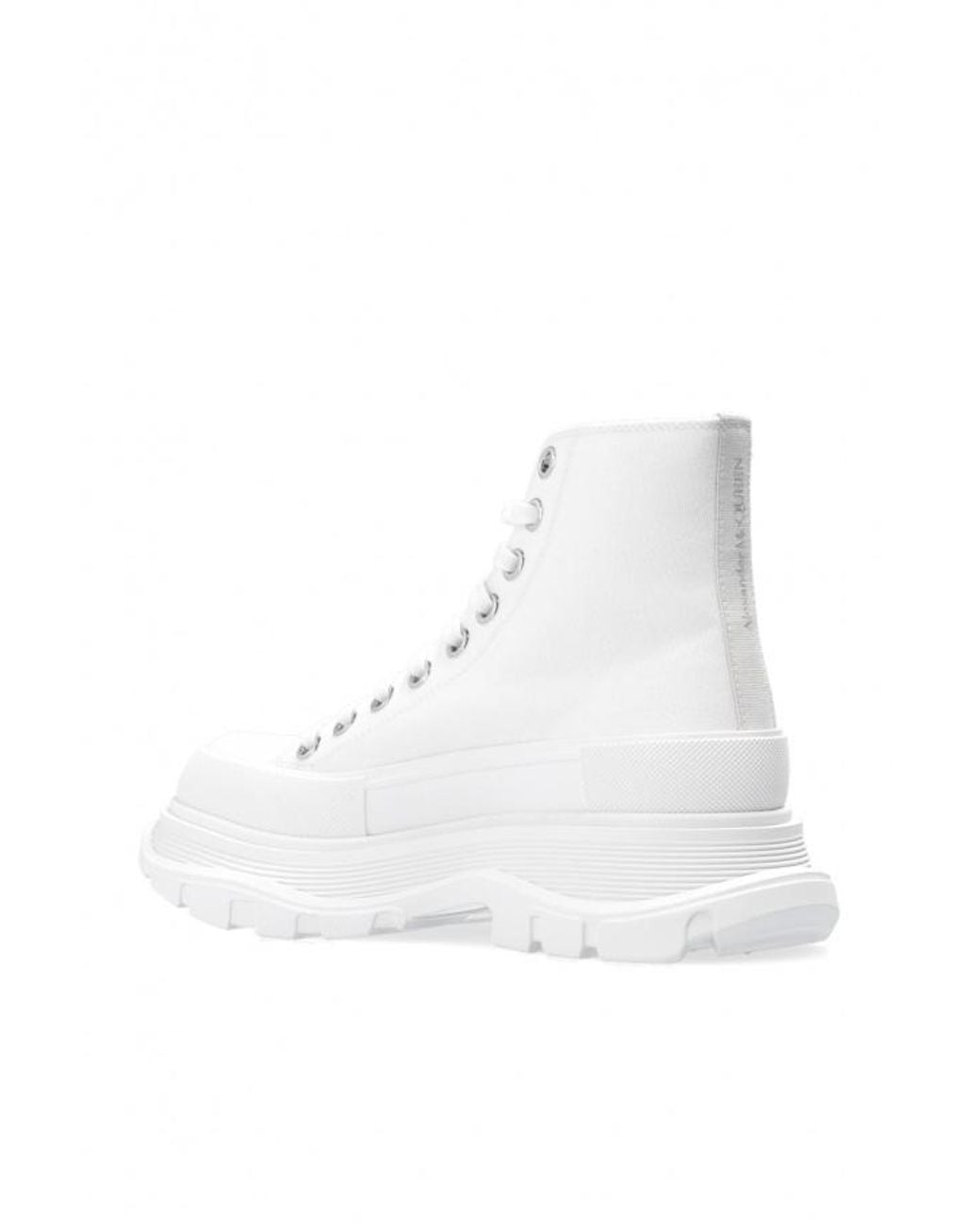 McQueen White Tread Slick Boots