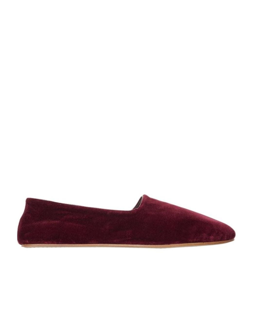 The Row Red Ponti Flat Shoes