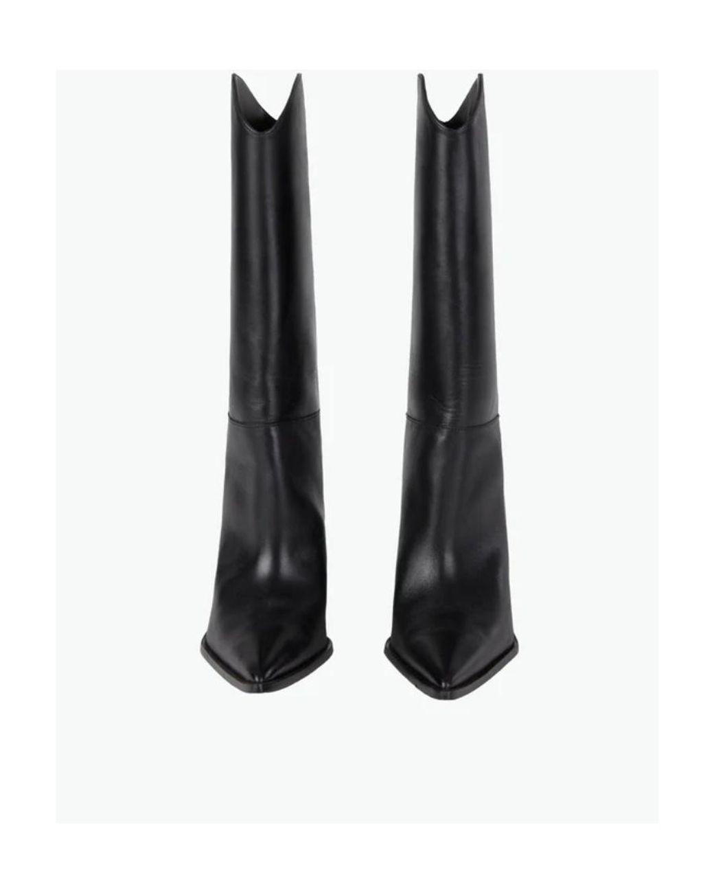 Coperni Black Cowboy Pointed Toe Boots