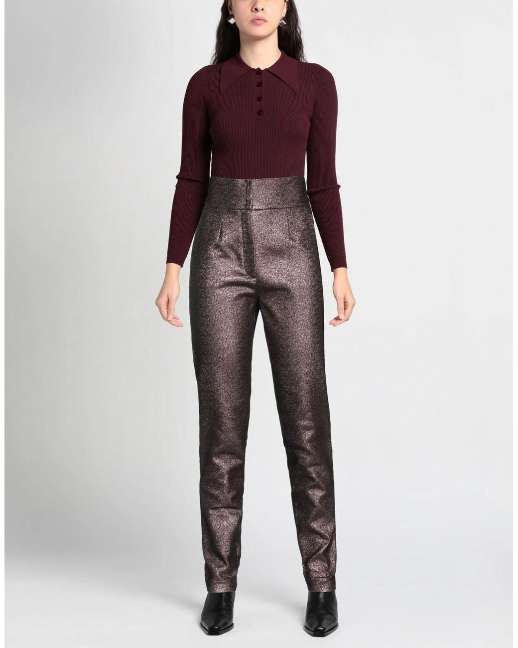 Dolce & Gabbana Gray Minimalist Cuffed Trousers