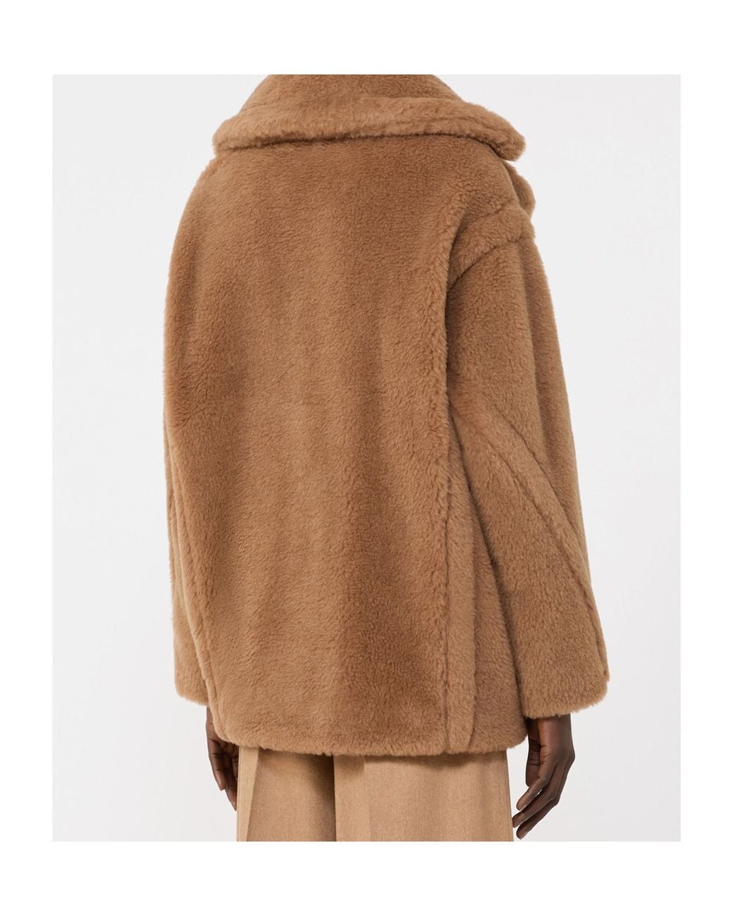 Max Mara Brown Short Teddy Bear Icon Coat