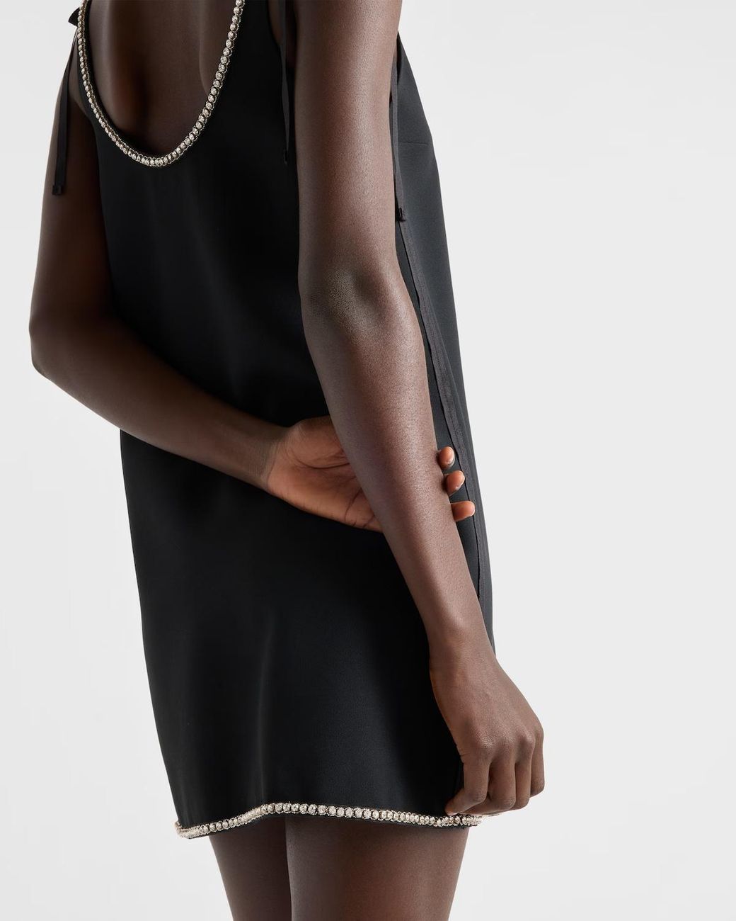 Prada Black Strapped Sleeveless Dress