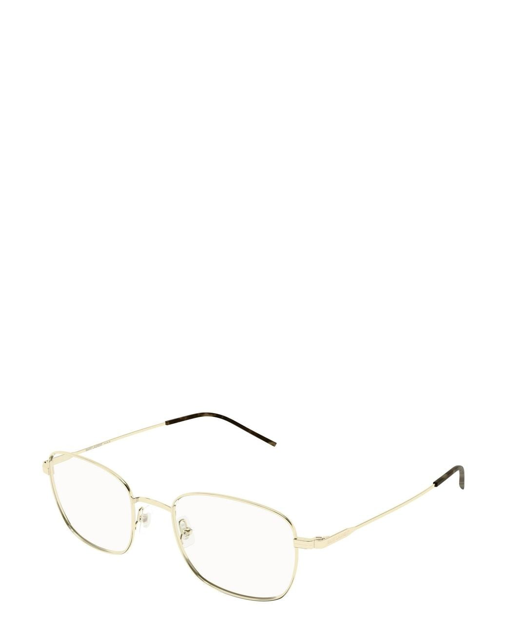 Saint Laurent Natural Rectangle Glasses for men