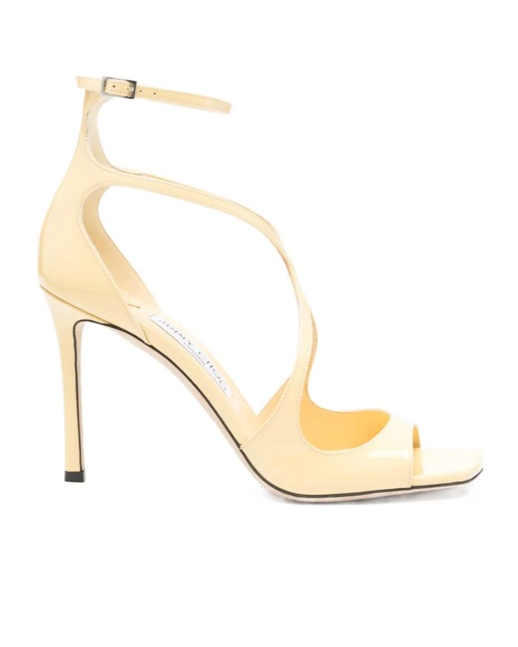 Jimmy Choo Metallic Azia Leather Sandals