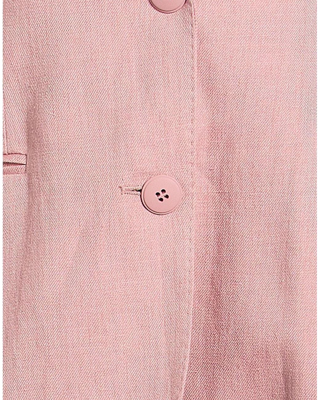 Max Mara Pink Single-Breasted Blazer