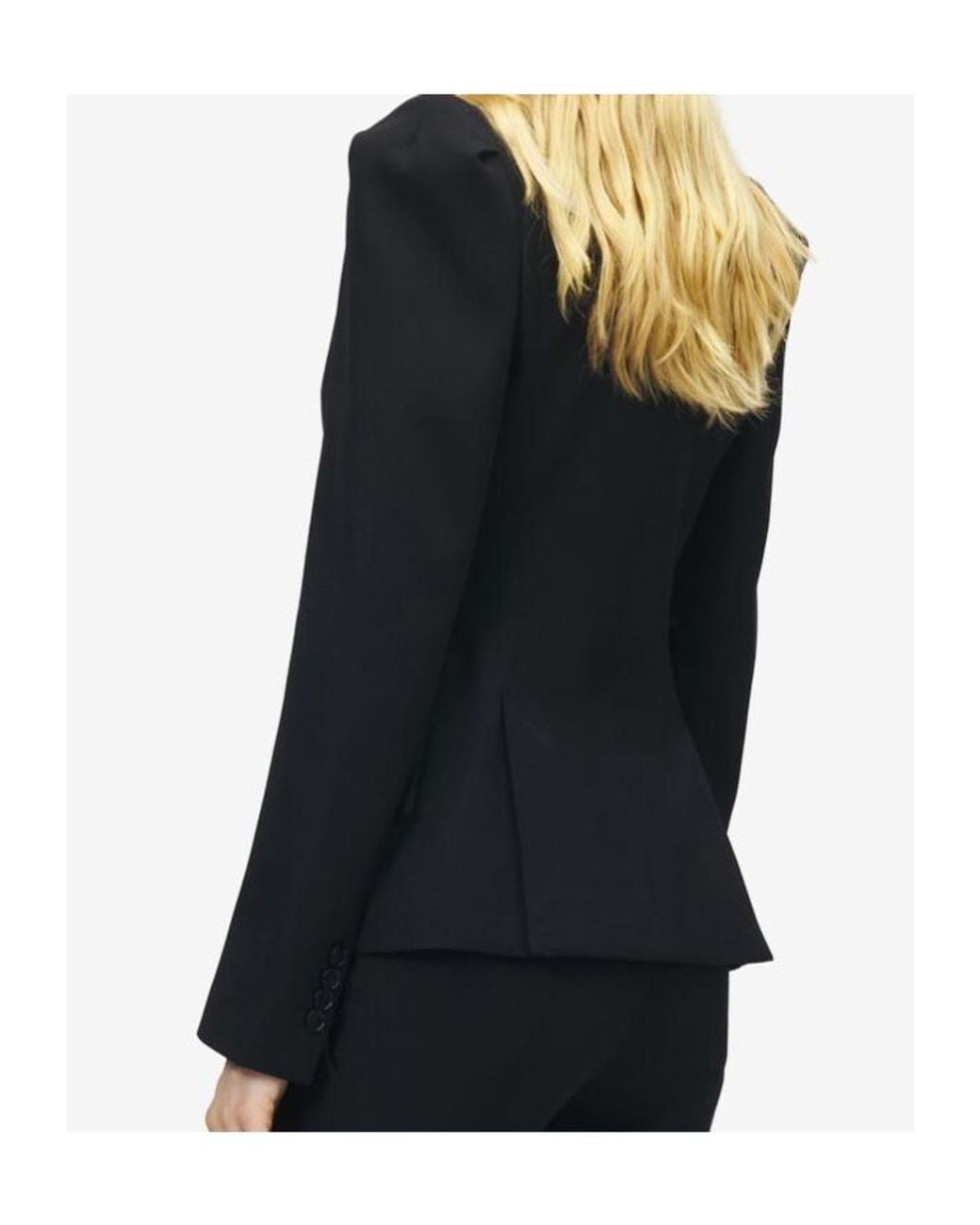 McQueen Black Wool Blazer
