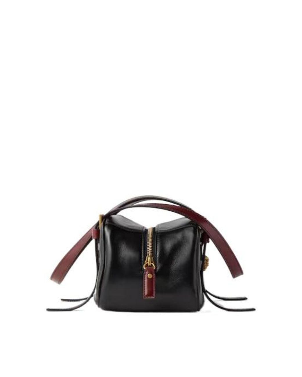 Versace Black Emblème Bowling Bag
