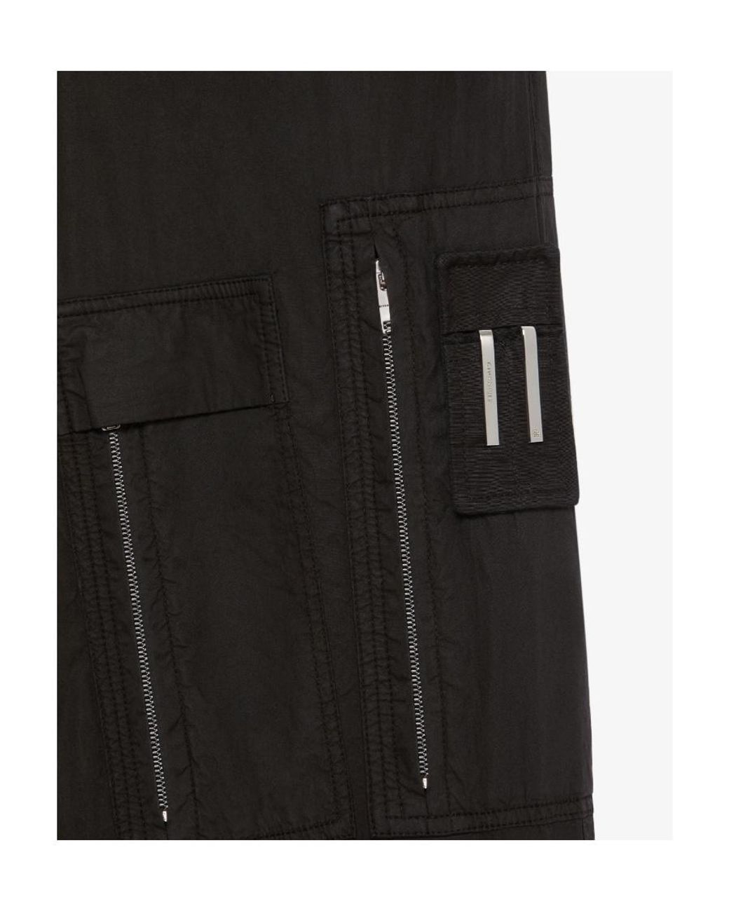 Givenchy Black Zipped Pocket Cargo Pants for men