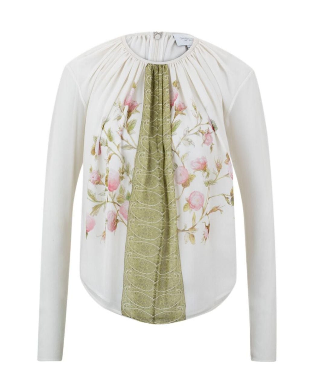 Giambattista Valli White Floral Print Shirt