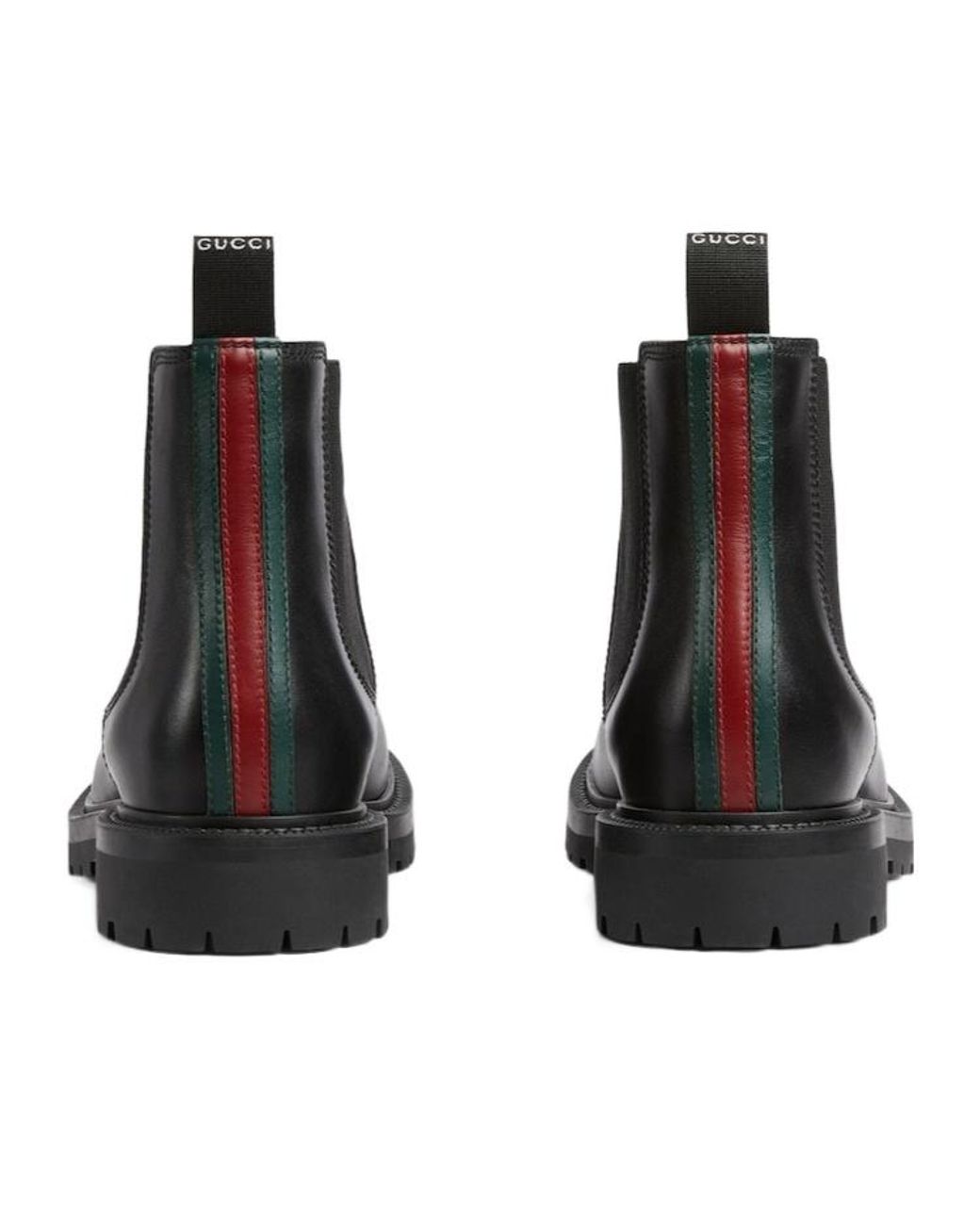 Gucci Web Detailed Boots in Black for Men | Lyst display picture 2