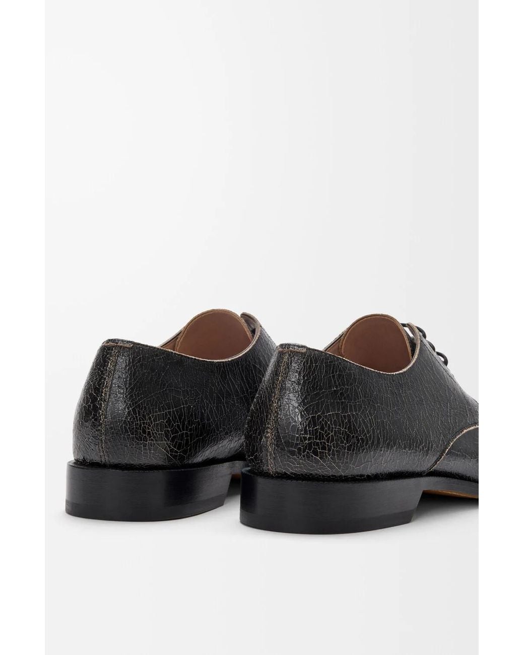 Loewe Black Campo Lace-Up Derby Shoes for men