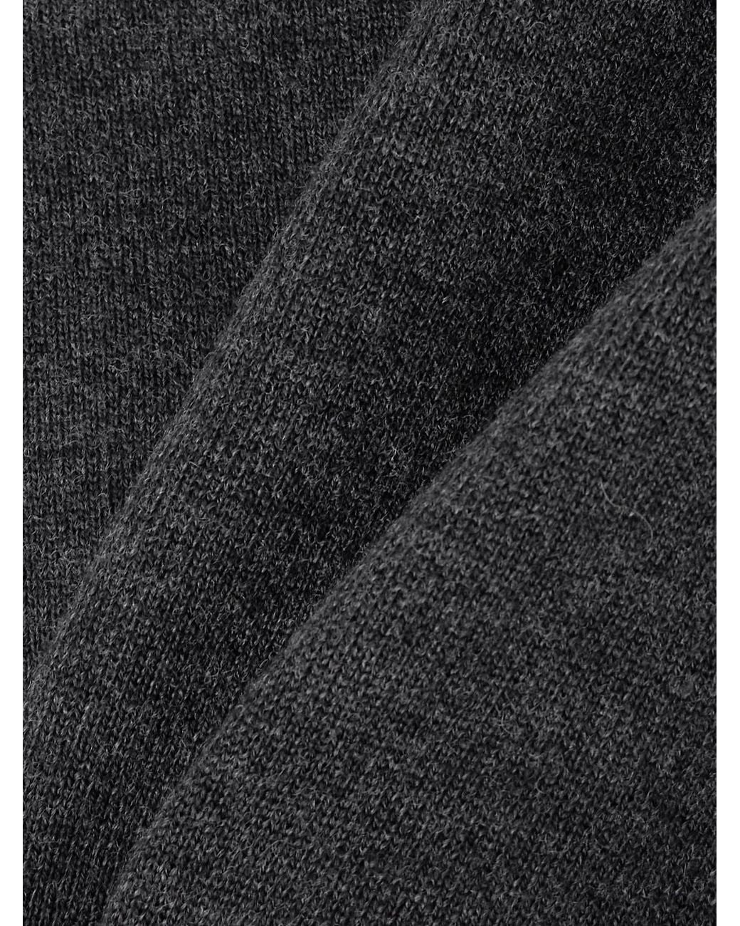 Totême Black Compact Knit Top