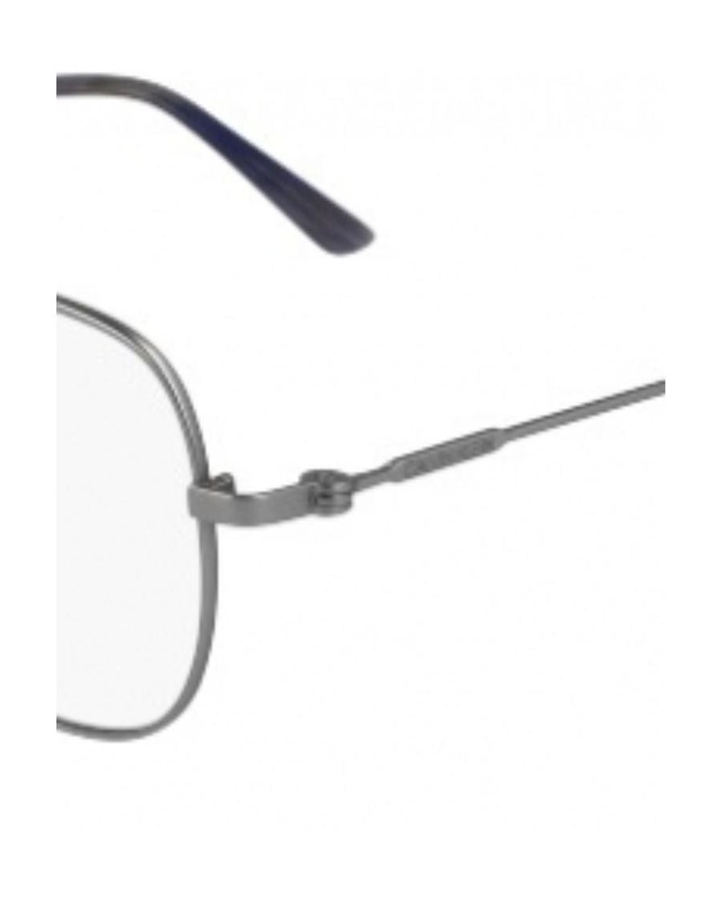 Calvin Klein White Thin Frame Toad Flat Mirror for men