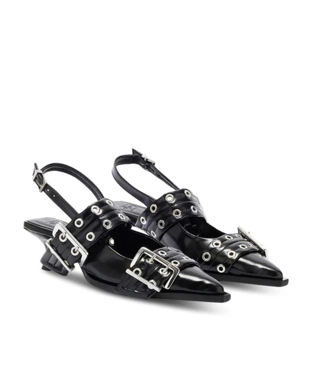 Ganni Black Pumps