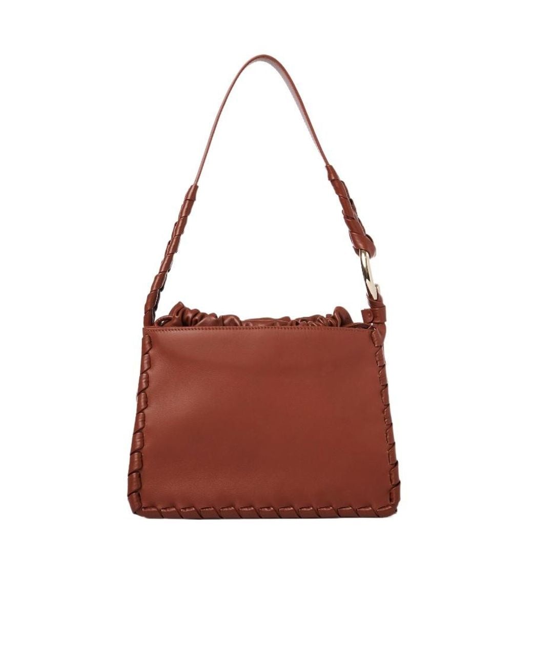 Chloé Red Chloé Mate Multi-Gusset Shoulder Bag