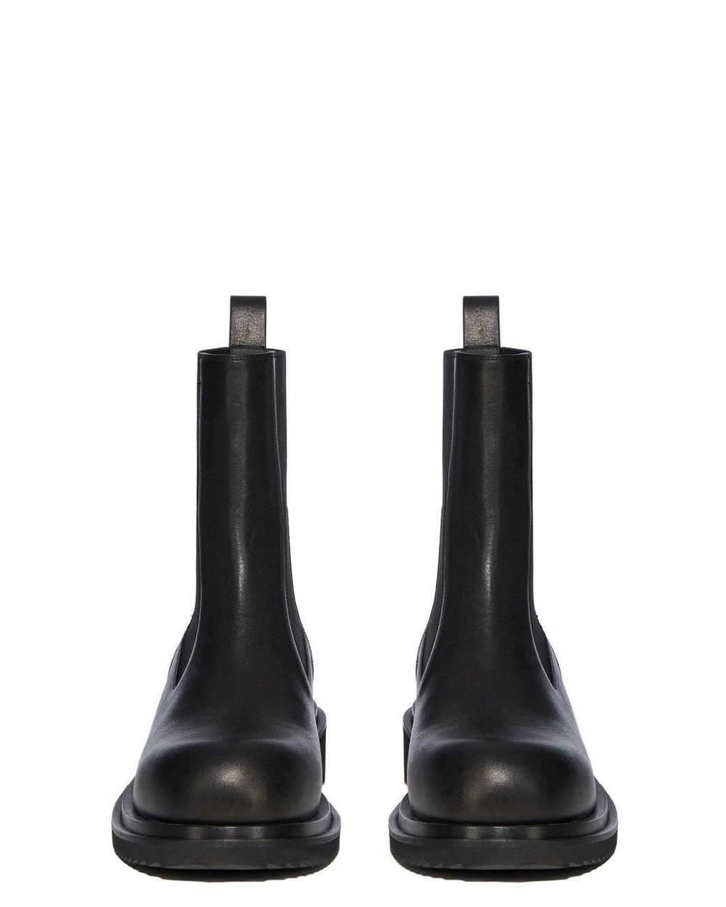 Rick Owens Black Beatle Gabe Chelsea Boots for men