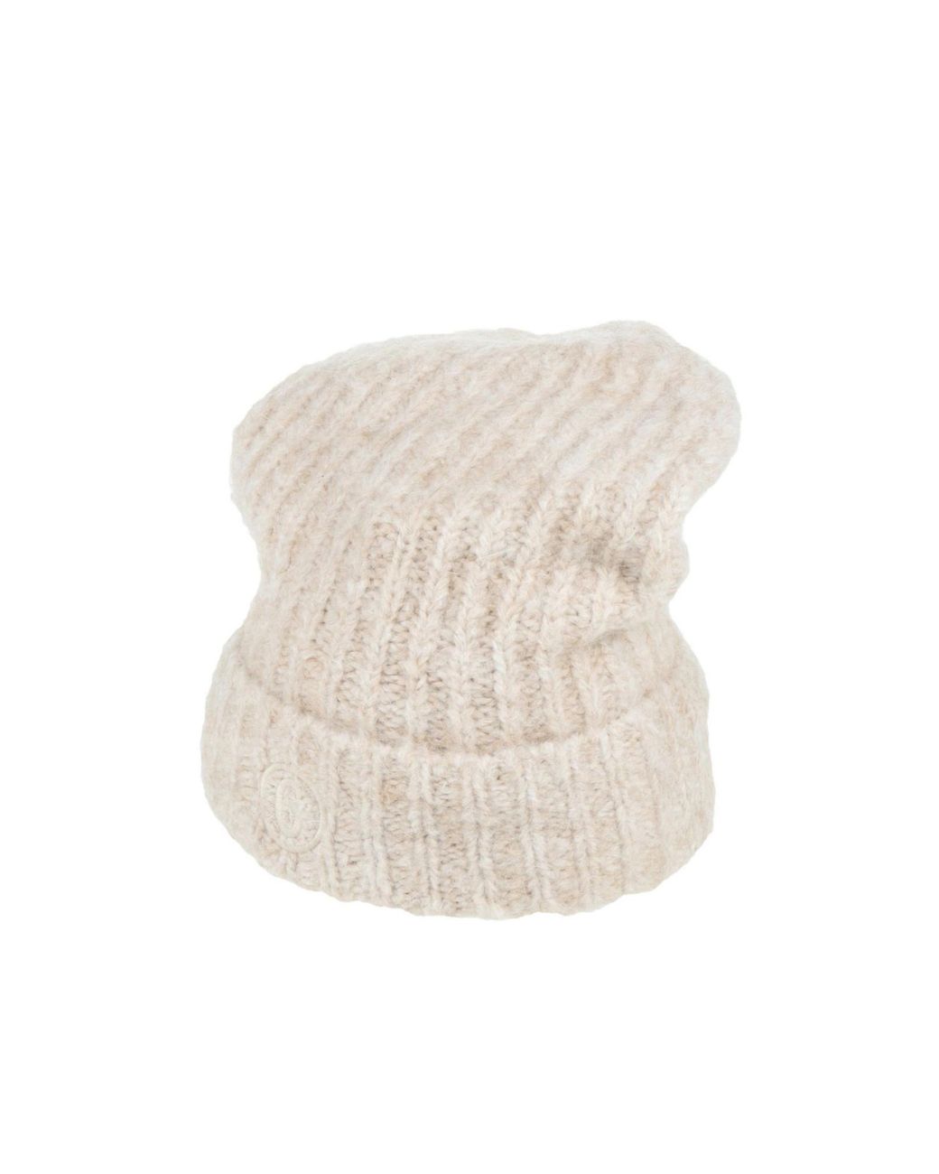 MM6 by Maison Margiela White Simple Solid-Color Knitting Hats