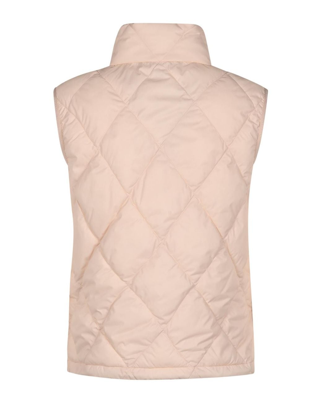 Burberry Pink Cheswick Quilted Gilet Jacket