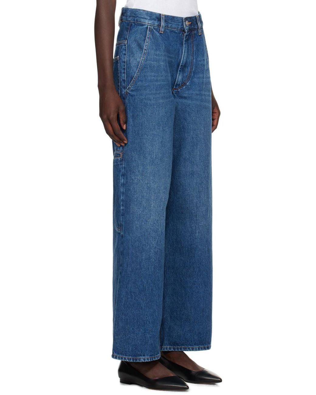 Isabel Marant Blue Isabel Marant Étoile Solene Mid-Rise Jeans