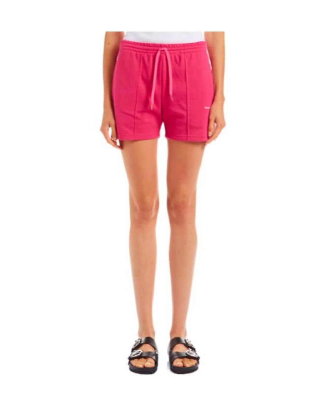 P.A.R.O.S.H. Pink Striped Jersey Shorts
