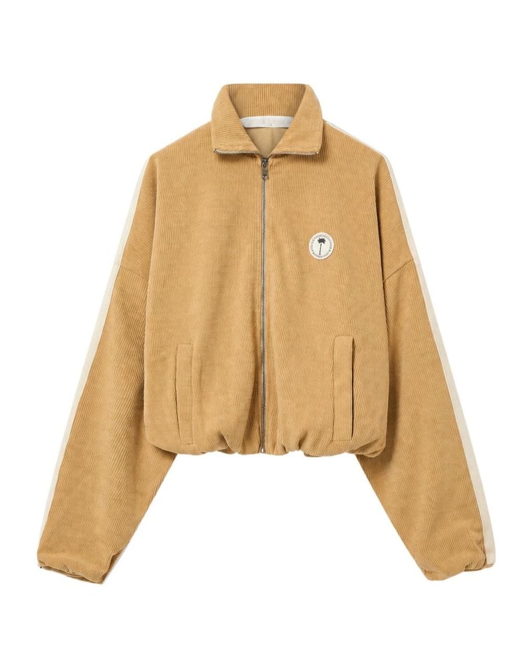 Palm Angels Natural Long-Sleeve Casual Jacket