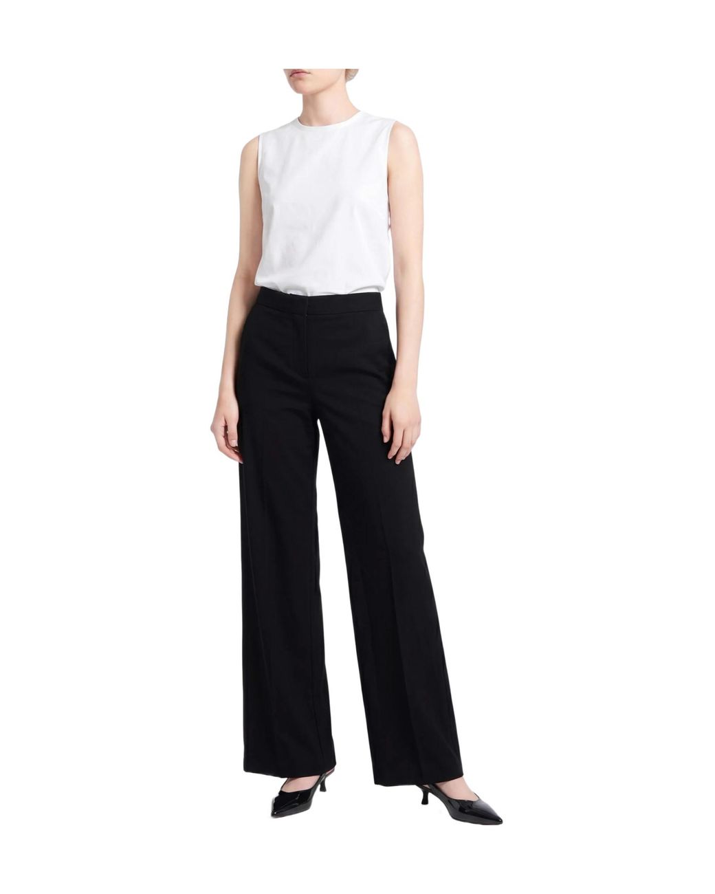 Max Mara Black Pants Virgin Wool