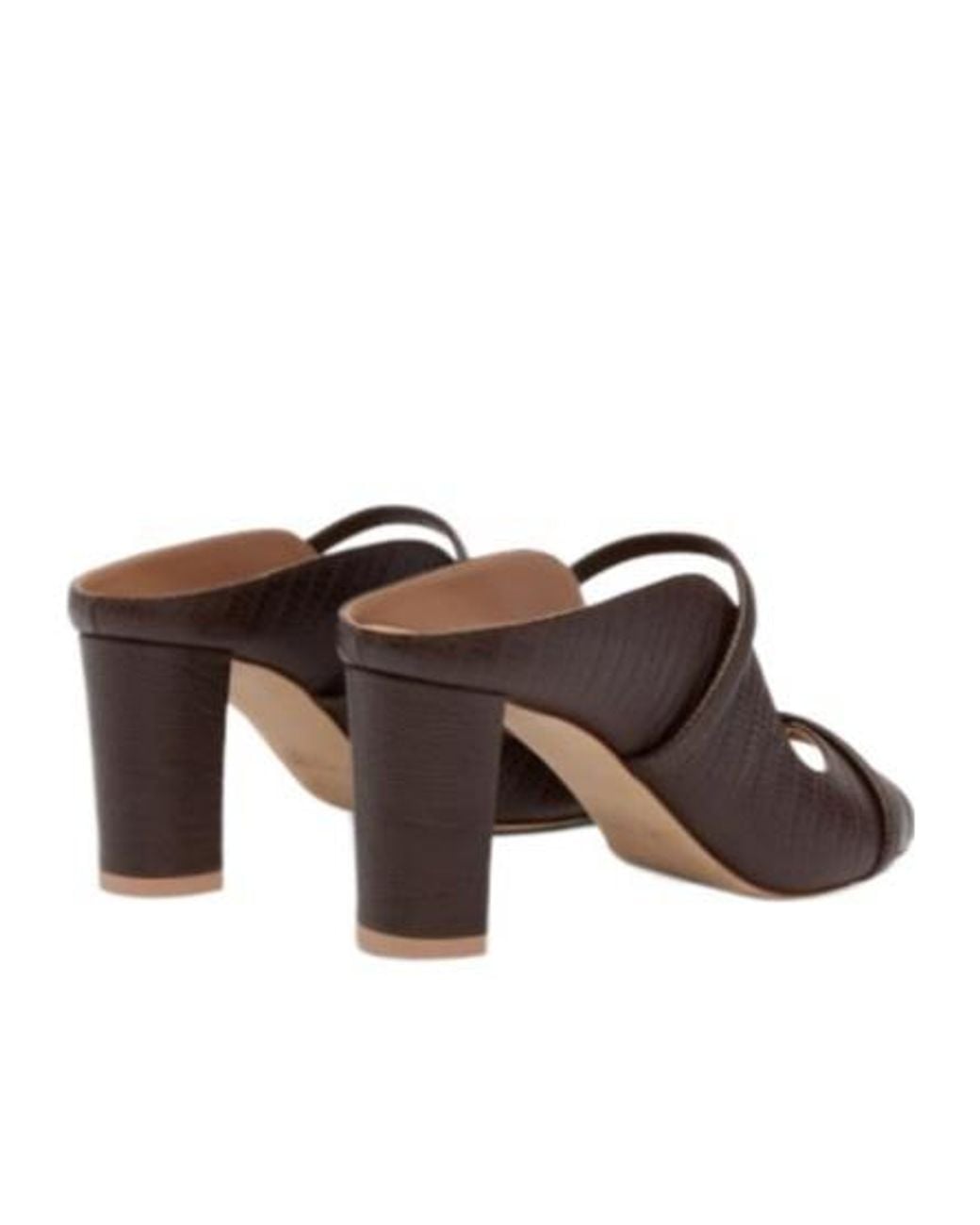 Malone Souliers Brown Norah Embossed Leather Sandals