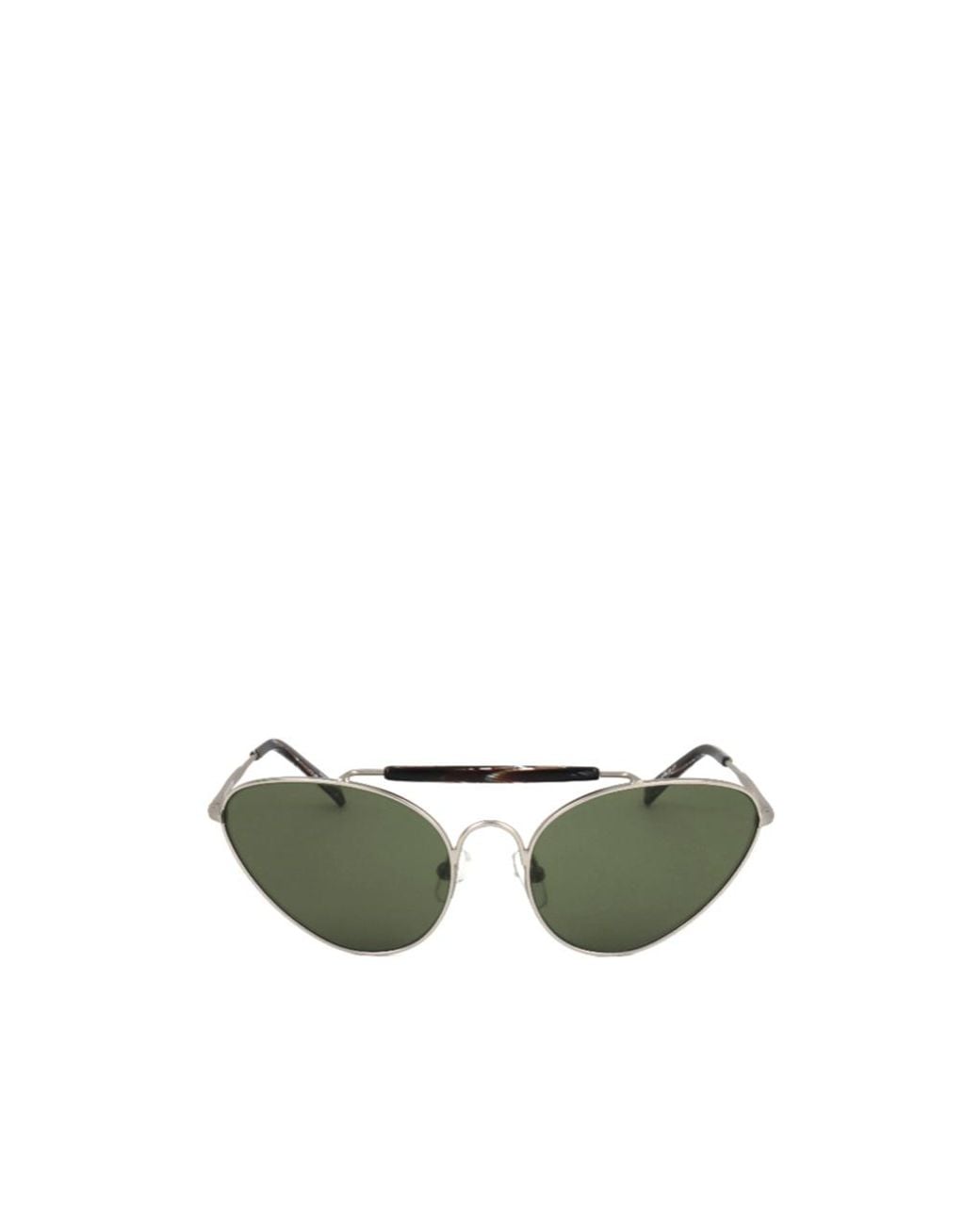 Dries Van Noten Green Full Frame Sunglasses