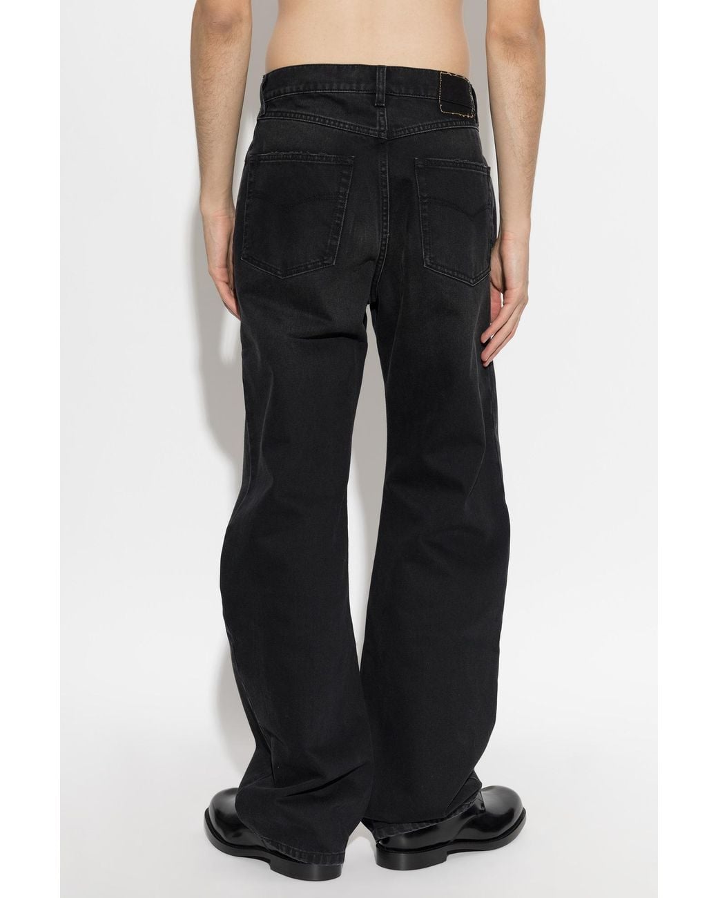 Vetements Black Belt-Loop Jeans for men