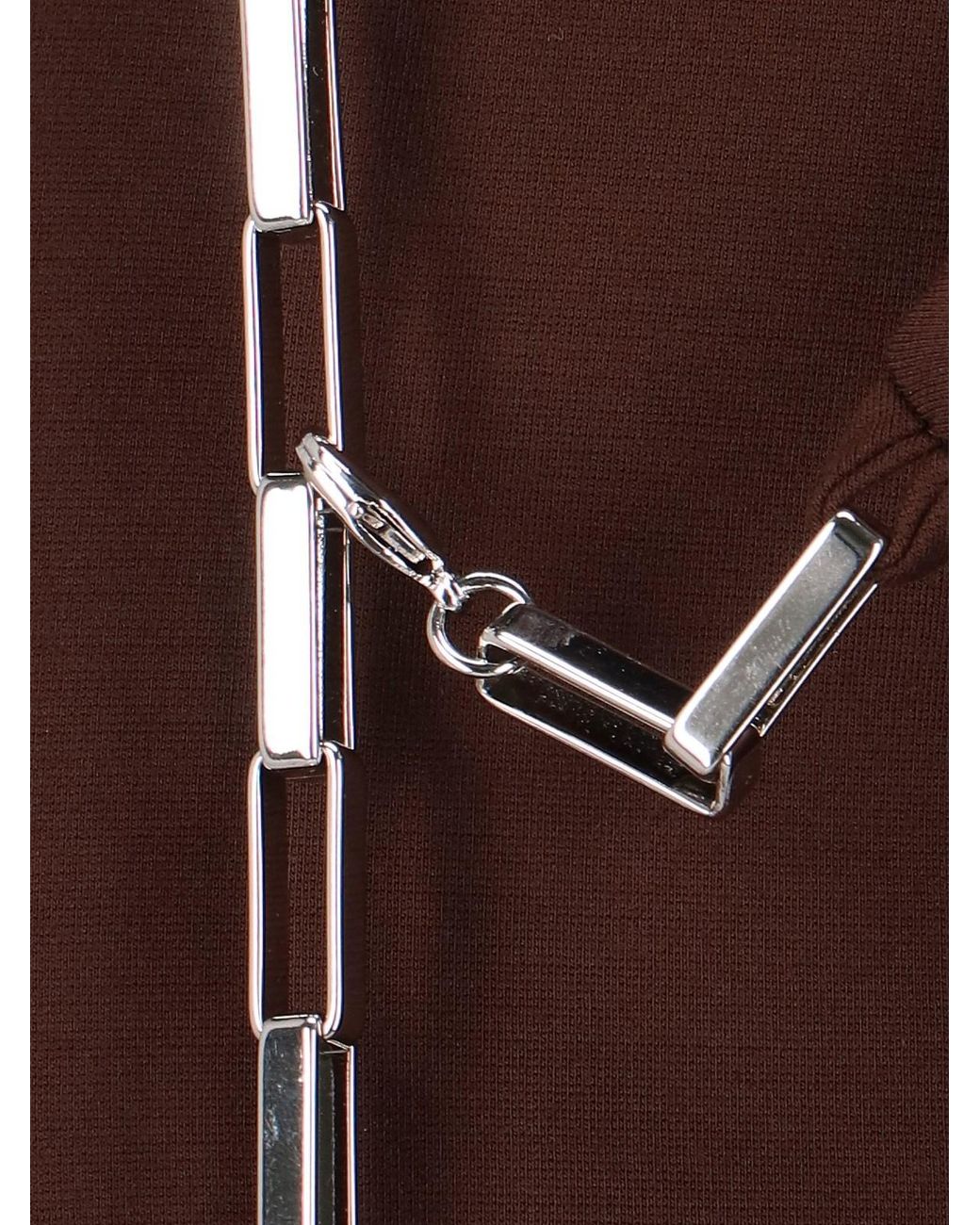 The Attico Brown The Remi Cut Out Flared Trousers