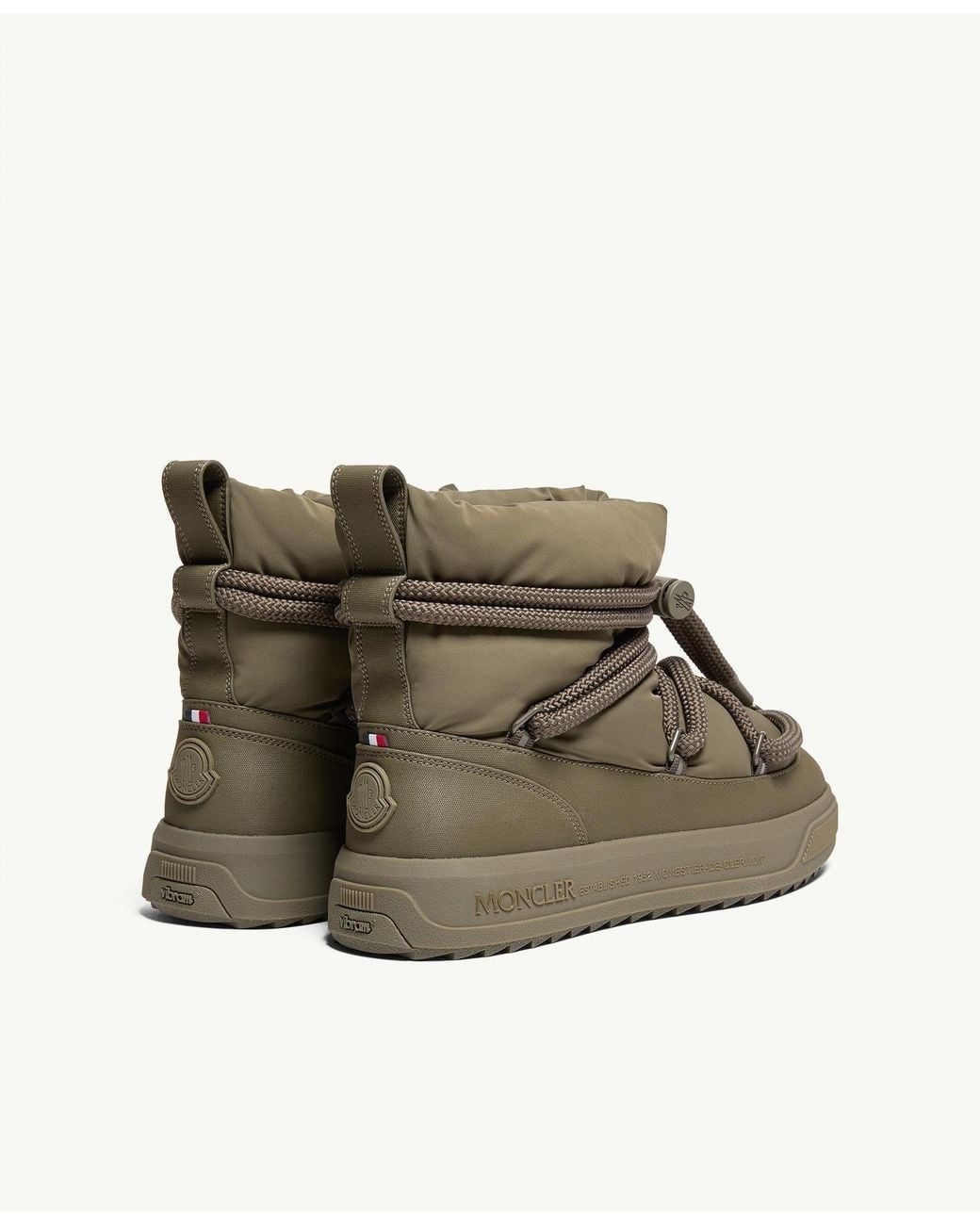 Moncler Brown Altive Mid Snow Boots for men