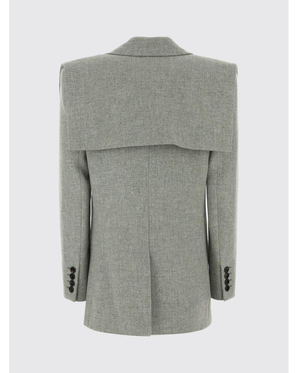 Chloé Green Chloé Single-Breasted Tailored Jacket