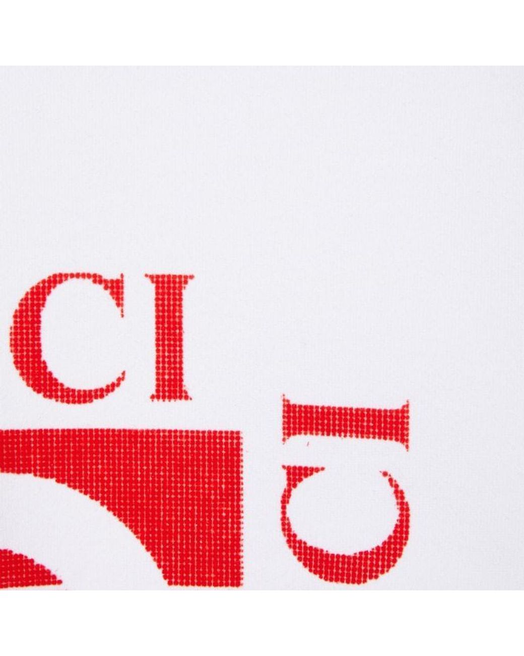 Gucci White Logo Printed Crewneck Sweatshirt