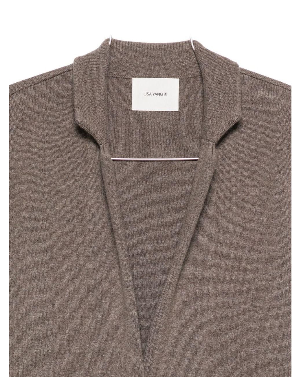 Lisa Yang Brown Buttoned Pocket Cardicoat