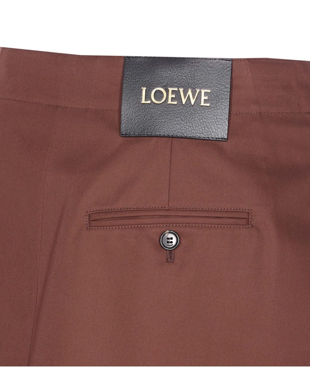 Loewe Purple Belted Mini Skirt