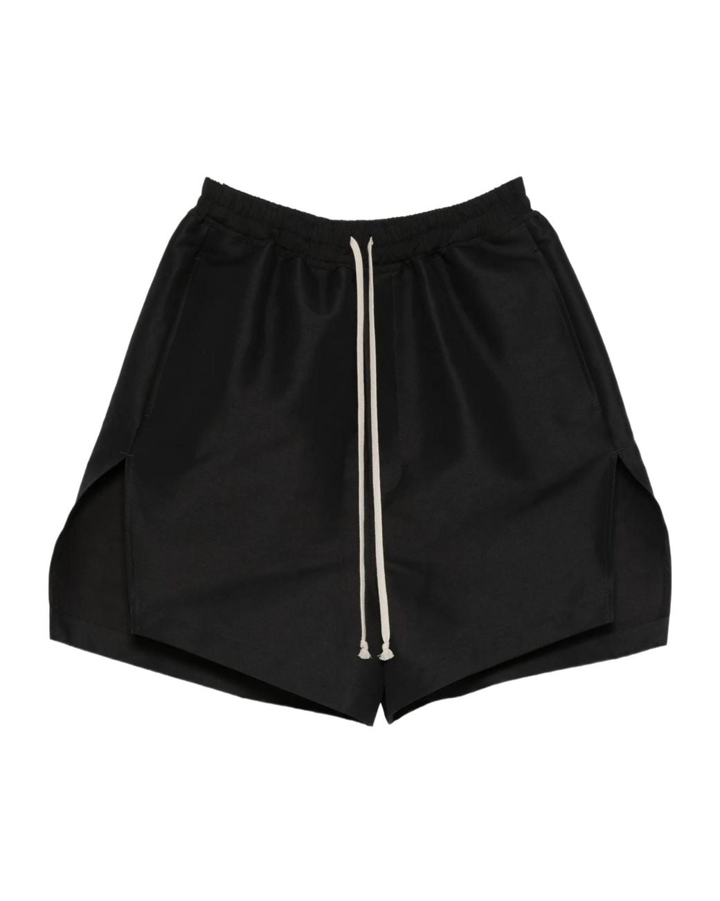 Rick Owens Gray Drawstring-Fastening Shorts for men