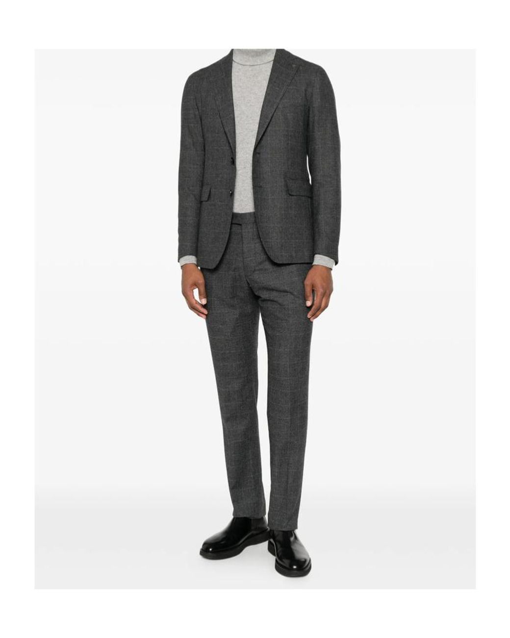 Tagliatore Gray Long-Sleeved Suit for men