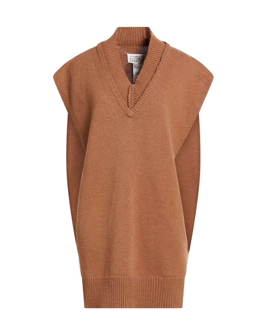 Maison Margiela Brown Lightweight Knit Jumper