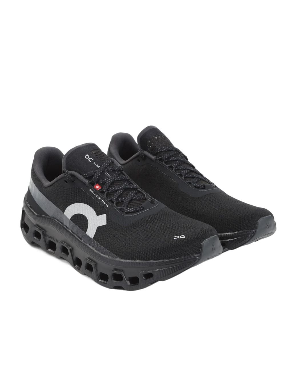 On Shoes Black Cloudmonster 1 Low-Top Sneakers for men