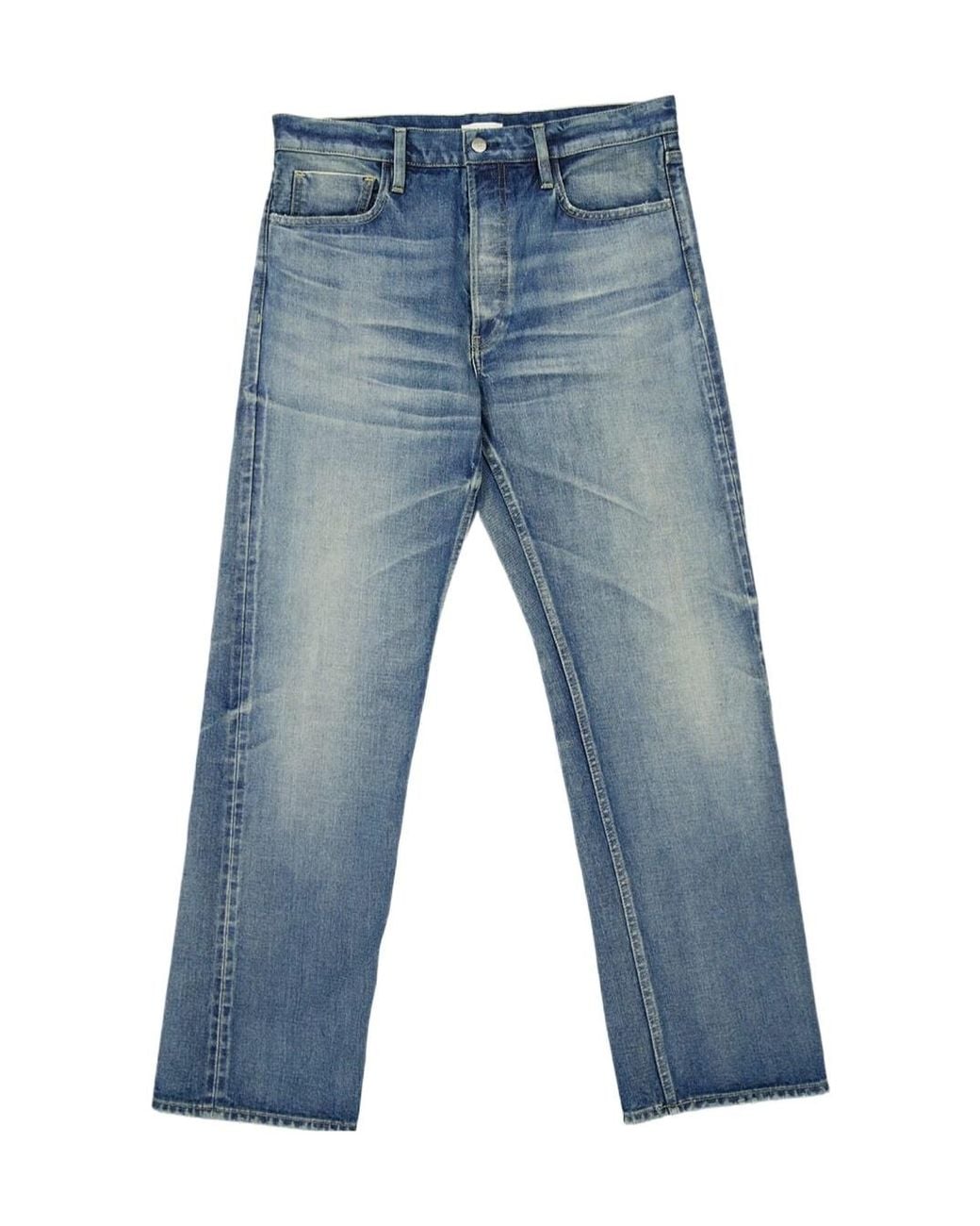 Fear Of God Blue Straight 5 Pocket Jeans for men