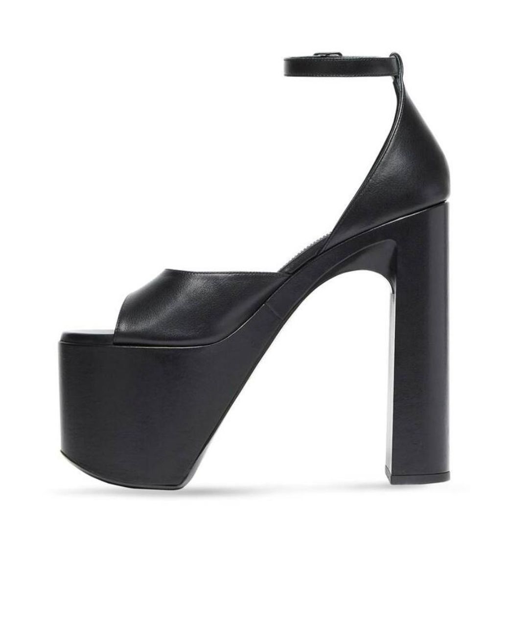 Balenciaga Black Stunning 16Cm High Platform Sandals