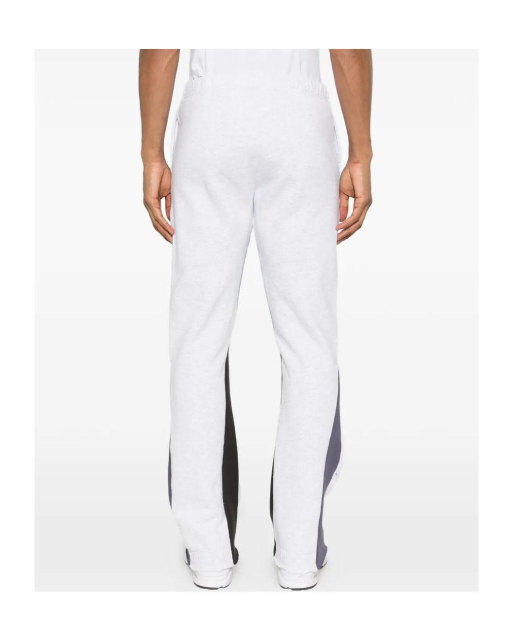 GALLERY DEPT. White Logo Paint-Splatter Flare Pants for men
