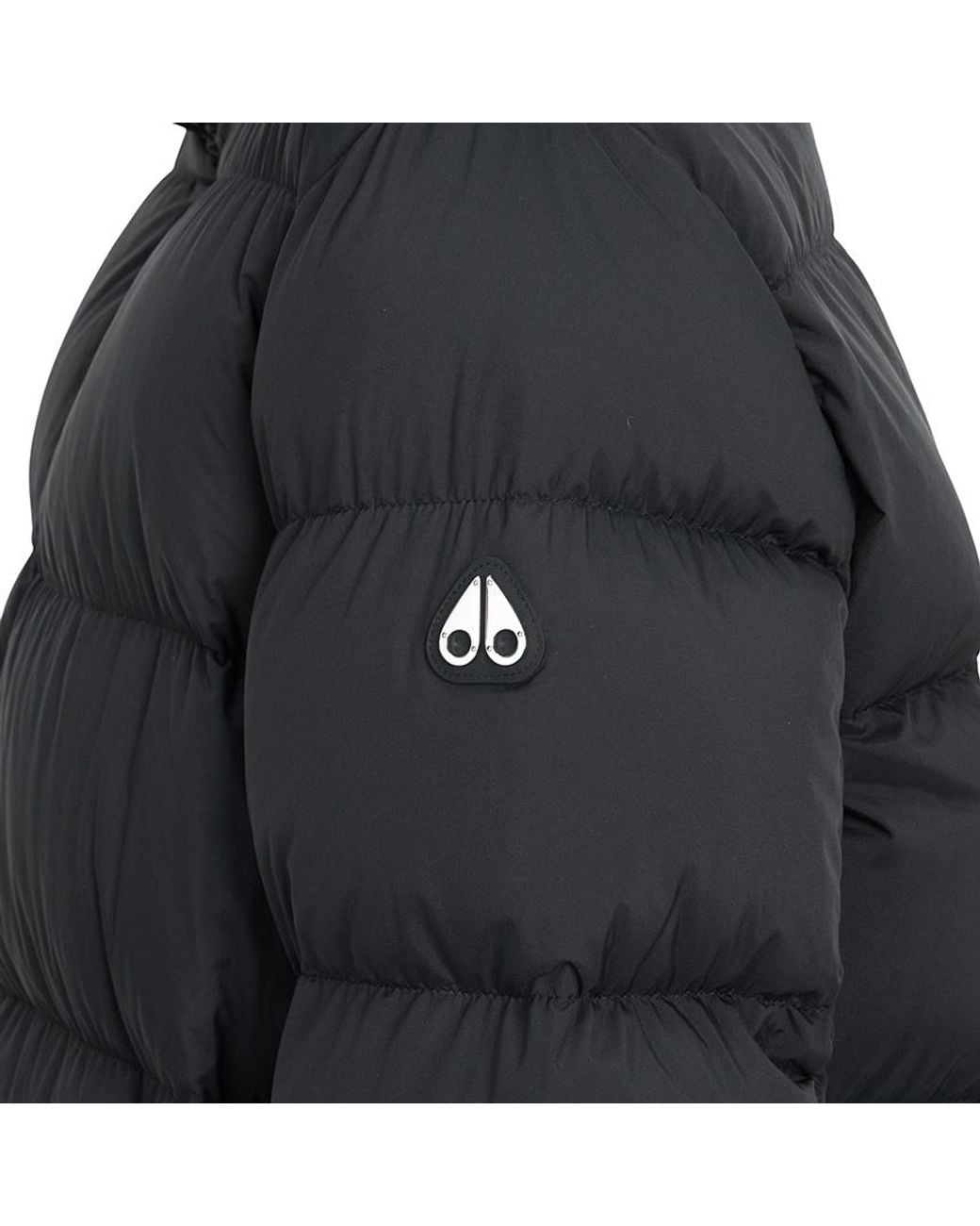 Moose Knuckles Black Belle Dune Padded Coat