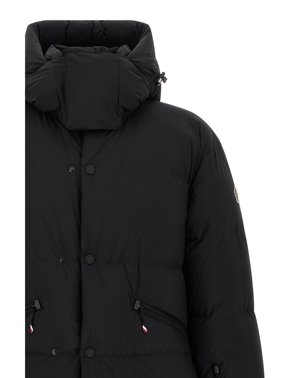 Moncler Black Grenoble Coraia High Neck Ski Jacket for men
