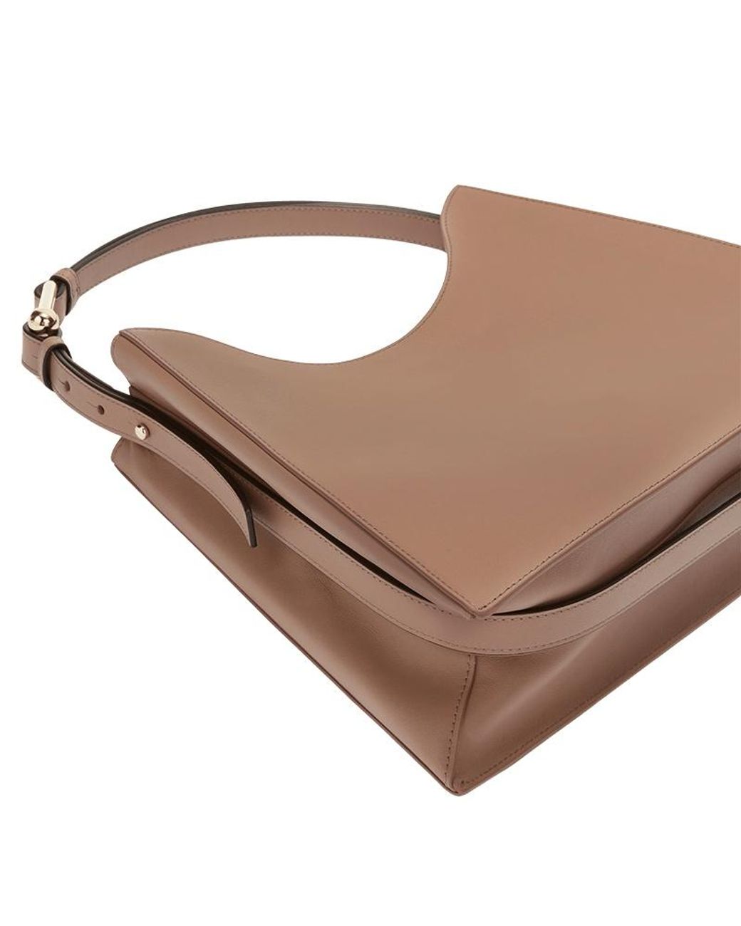 Furla Brown Logo Shoulder Bag