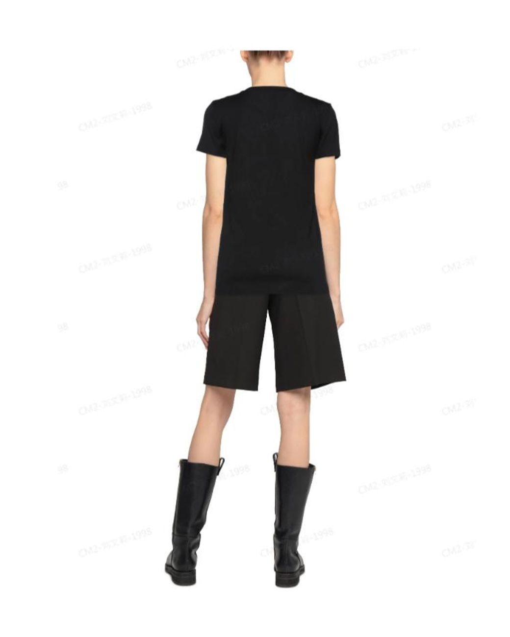 Max Mara Black T-Shirt Cotton