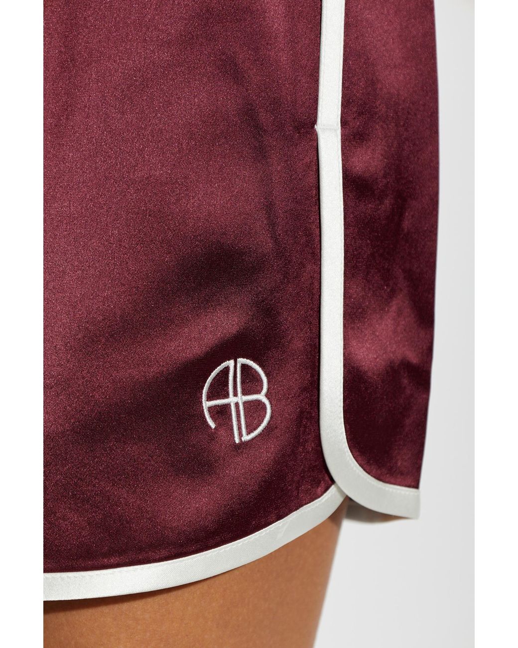Anine Bing Red Eva Shorts