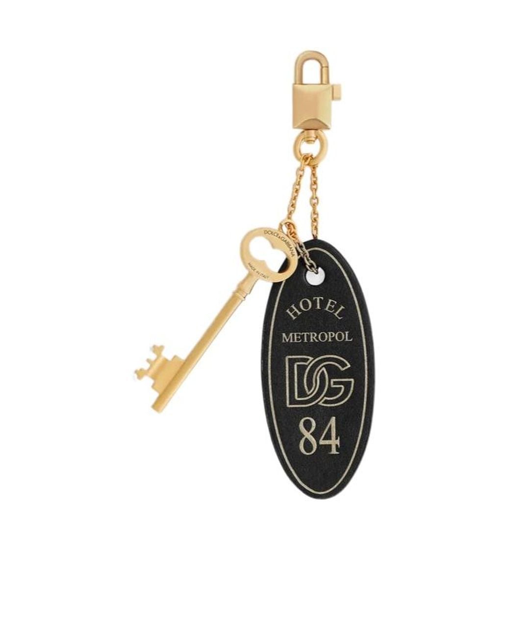 Dolce & Gabbana Metallic Hotel Metropol Keyring