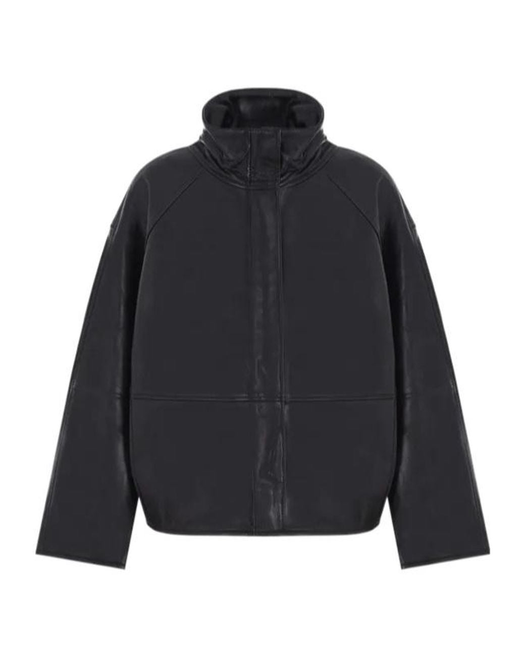 Soeur Blue High Neck Zip Jacket