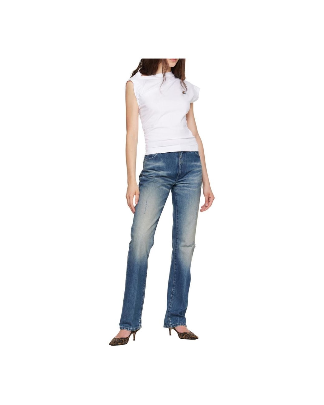 Vivienne Westwood White Hebo Top